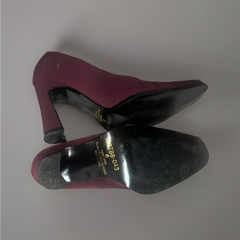 Colin Stuart Deep Plum dark purple high heel shoes in size 6 - Picture 3 of 3